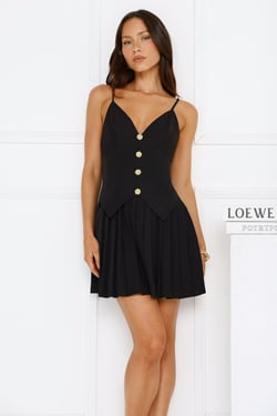 Day And Night Mini Dress Black