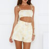 Lemon Grove Crop Top Yellow