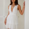 Exotic Cruise Mini Dress White