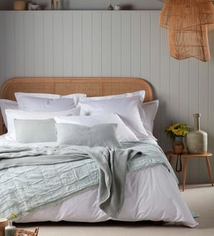 White Petworth 100% Cotton 400 Thread Count Flat Sheet