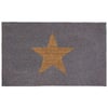 Printed Coir Inverse Star Doormat - 45x75cm