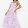 Eliora Strapless Maxi Dress Purple