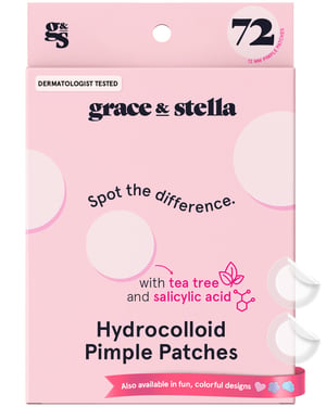 hydrocolloid pimple patches - 72 Pack / Round