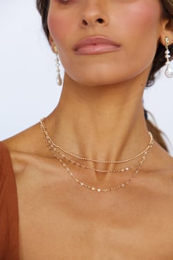Smooth Vibes Necklace Gold