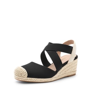 DREAM PAIRS Slip on Cushioned Wedge Sandals