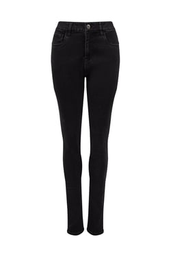 Weird Fish Gerrie Slim Jean Washed Black Size 20