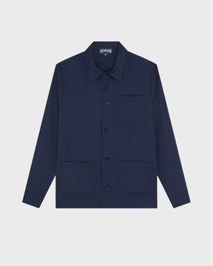 Vilebrequin - Men Wool Overshirt Micro Carreaux - Jacket - Corentin - Blue - Size XXL