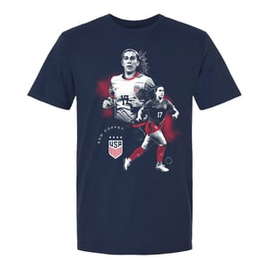 Unisex USWNT Sam Coffey Graphic Navy Tee / 3X