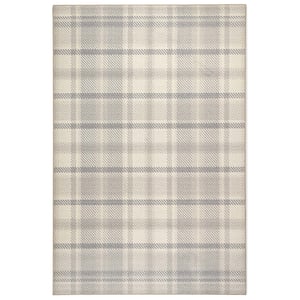 Isla Plaid Neutral Eco-Washable Rug - 185x275cm