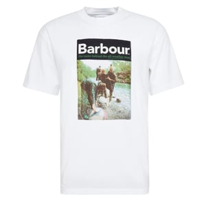 Barbour All-Weather Graphic Fit T-Shirt White