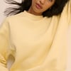 Lemon Yellow Relaxed Fit Sweatshirt