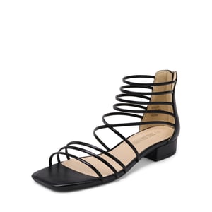 DREAM PAIRS Square Toe Casual Strappy Sandals