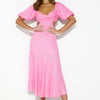 Bright Day Midi Dress Pink