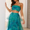 Desperate For You Crop Top Green
