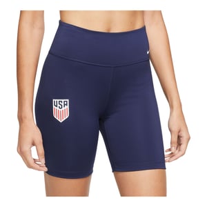 Women's Nike USMNT 2023 Mid-Rise Blue Biker Shorts / XL