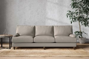 nkuku Marri Sofa | Make To Order | Super Grand | Recycled Cotton Flax