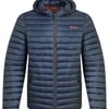 Weird Fish Flete Lightweight Showerproof Padded Hooded Jacket Navy Size L
