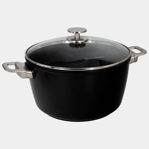 CHD Nonstick Stock Pot with Glass Lid - 8.5 qt