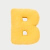 QE Home Alphabet Letter Cushion in B, Yellow