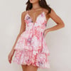 Picnic Days Bubble Mini Dress Pink