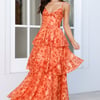 Painted Promises Maxi Dress Orange