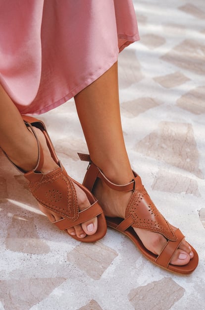 Savannah Leather Sandals (Sz. 10)