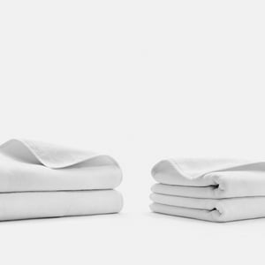 Signature Small Bath Sheet Set One size PROSSIONI® White Boutique Hotel Terry , Luxury Organic Towels and Towel Sets , PROSSIONI