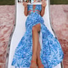 Darling Star Maxi Dress Blue