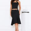 Love Bugged Midi Skirt Black