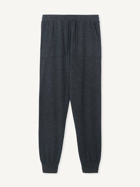 Cuffed Cashmere Jogger - 2XL / charcoal / WK29-75