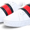 Tommy Jeans Colour-Blocked Strap Trainers - White - 39