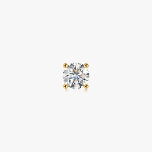 Diamond Stud Earrings - Single / 0.75 CT