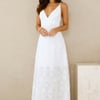 Soft Moonbeam Maxi Dress White