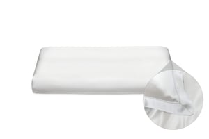 Oyster Grey Pure Silk Oxford Duvet Cover - UK Emperor