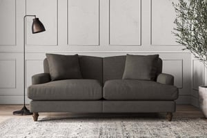 nkuku Deni Sofa | Make To Order | Medium | Brera Linen Pebble