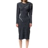 zipper dress - S