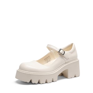 DREAM PAIRS Chunky Platform Mary Jane Pumps