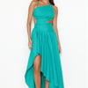 Frolicking Fields Midi Dress Green