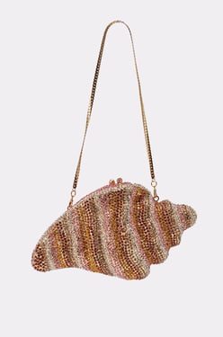 AKIRA This Is My Shell Bling Clutch