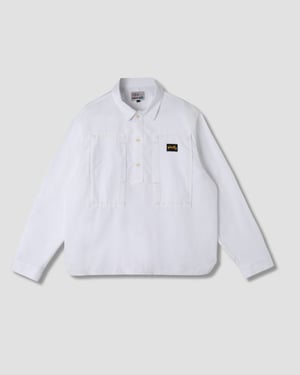Painters Pop Over Shirt (Natural Cotton Oxford) - XXL