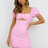 Candy High Mini Dress Pink