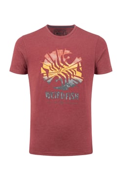 Weird Fish Shatter Front Print Graphic T-Shirt Port Size S