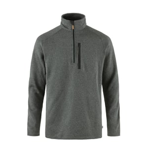 Fjallraven Ovik Fleece Half Zip Dark Grey
