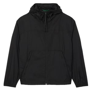 Lacoste Water-Repellent Packable Nylon Jacket Black