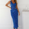 Garden Grove Maxi Skirt Blue
