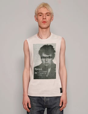 Anarchy' Vest in Ecru