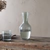 nkuku Yala Hammered Jug | Glassware | One Size | Sage Green