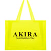 AKIRA PVC Xxl Shopping Bag In Neon Yellow