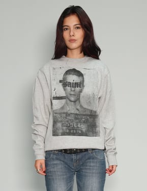 Saint' Sweatshirt in Grey