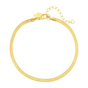 Snake Chain Anklet Gold